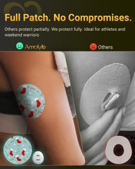 Latex-free medical-grade adhesive for safe use on sensitive skin.