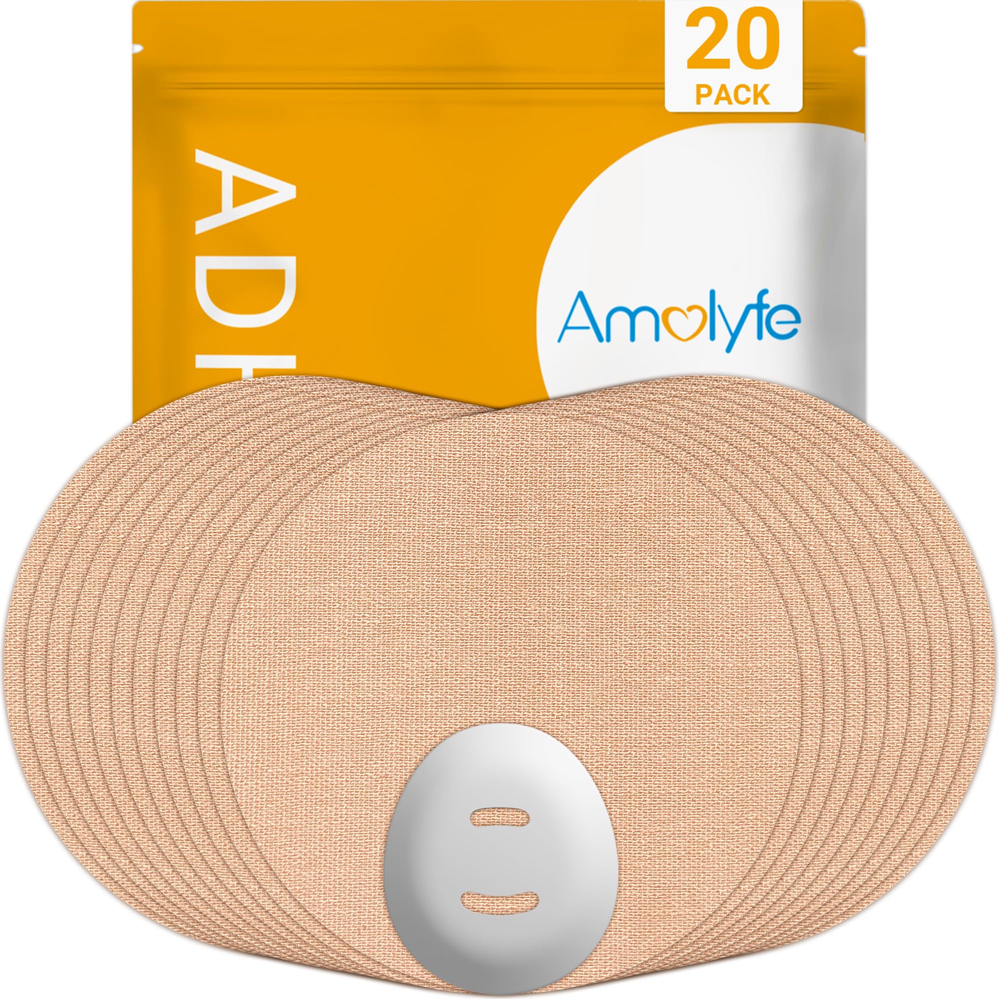 Amolyfe Dexcom G7 overpatches shield your sensor during workouts with waterproof, breathable design.
