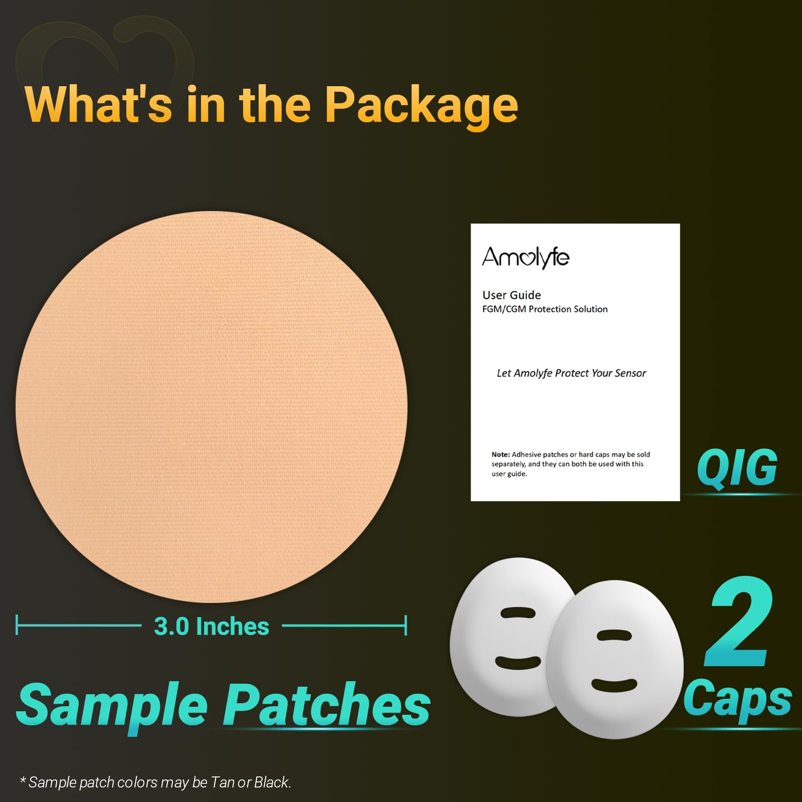 Amolyfe Dexcom G7 rotation-friendly sensor cover setup