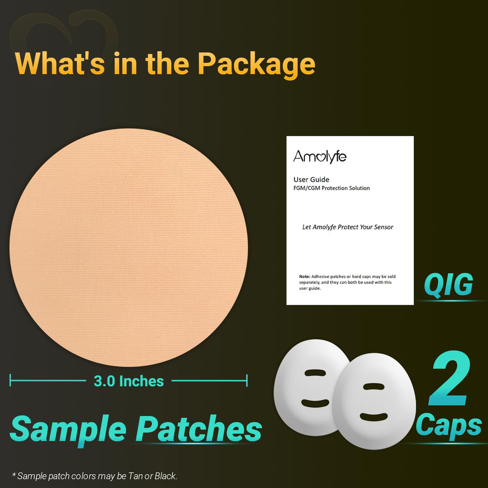 Amolyfe Dexcom G7 rotation-friendly sensor cover setup