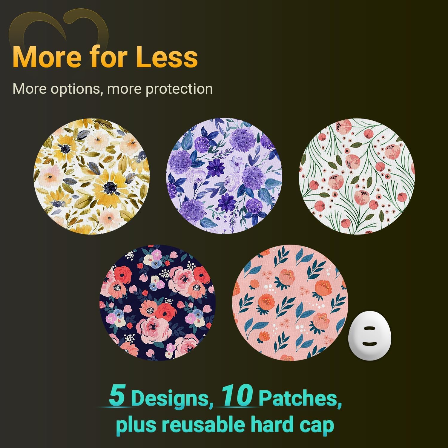 Amolyfe Flower Dexcom G7 patch is waterproof and breathable for swimmers