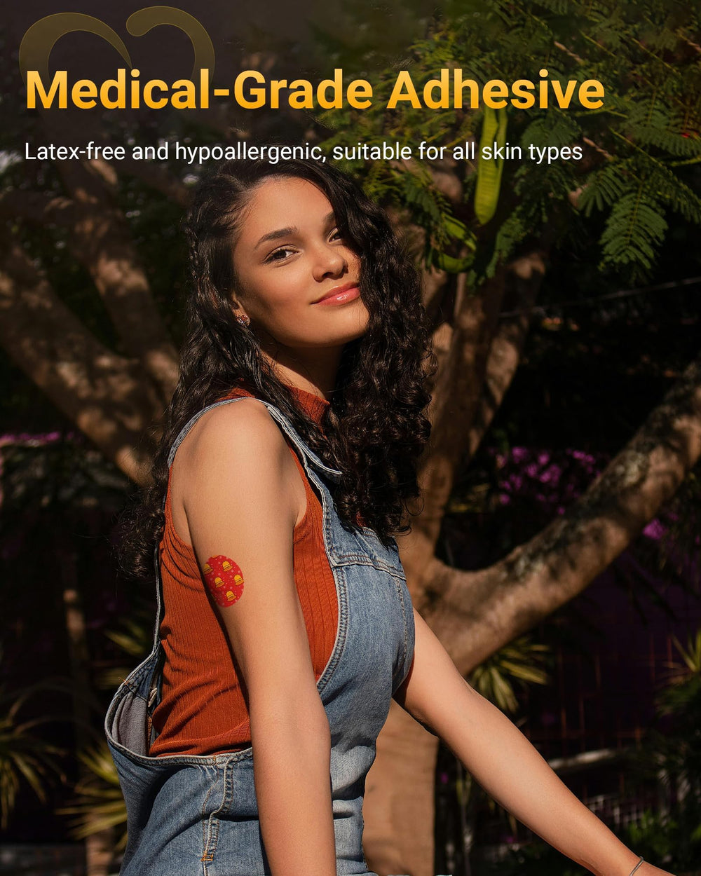 Amolyfe Libre 3 patches support active use with a waterproof design.