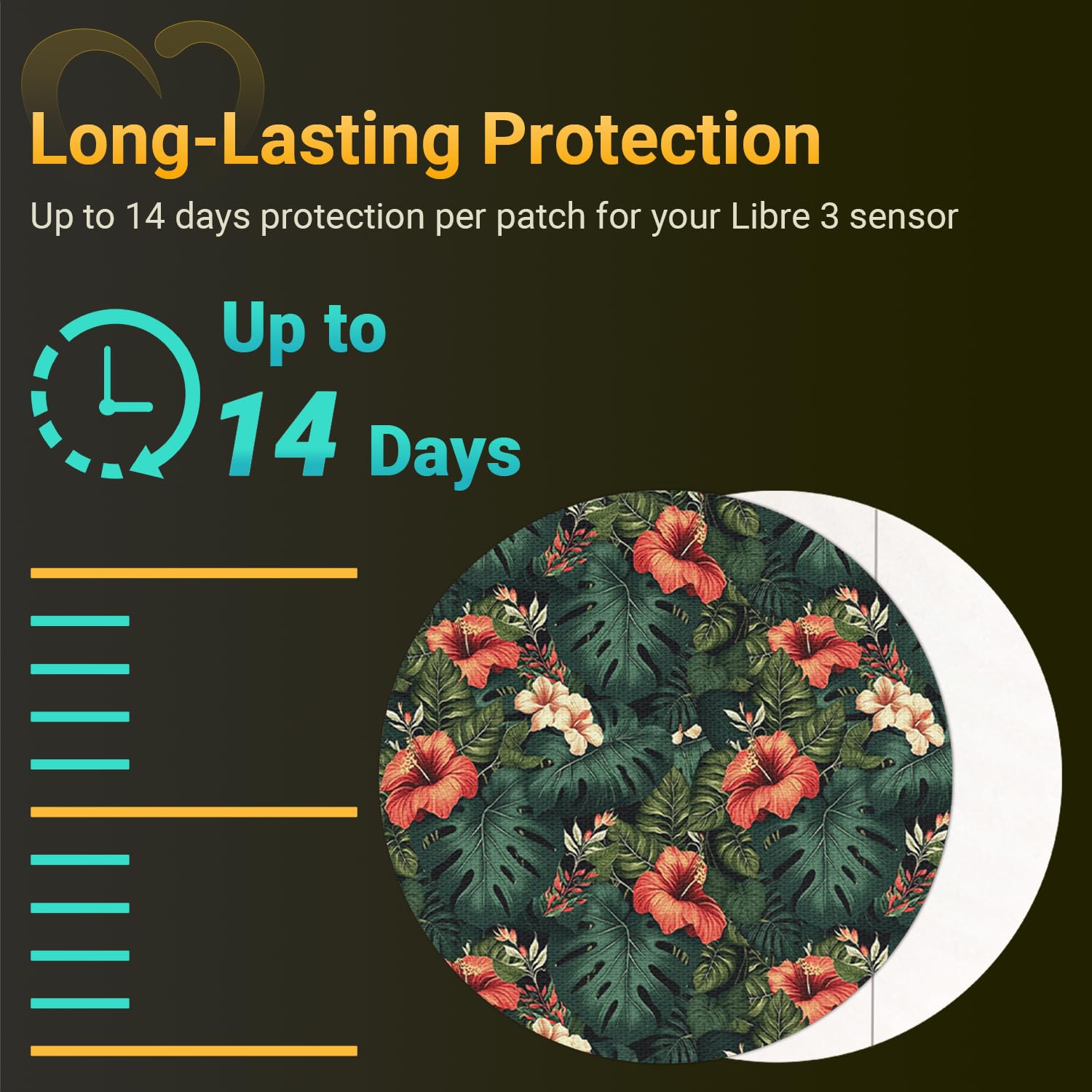 Amolyfe Libre 3 patches apply easily with one hand.