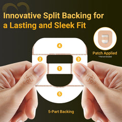 Amolyfe Omnipod 5 overpatches with waterproof adhesion for active routines.