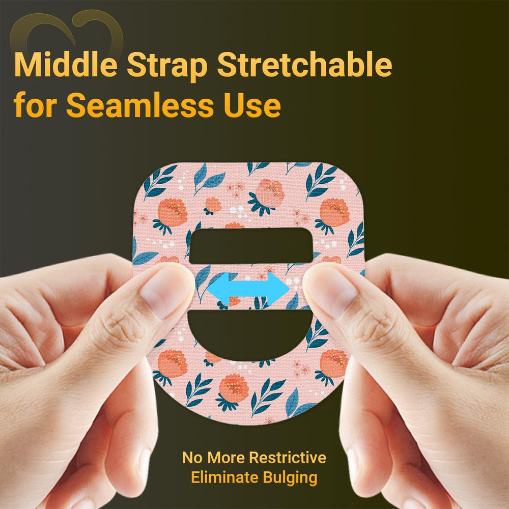 Amolyfe Omnipod patch is waterproof and sweatproof for active days.