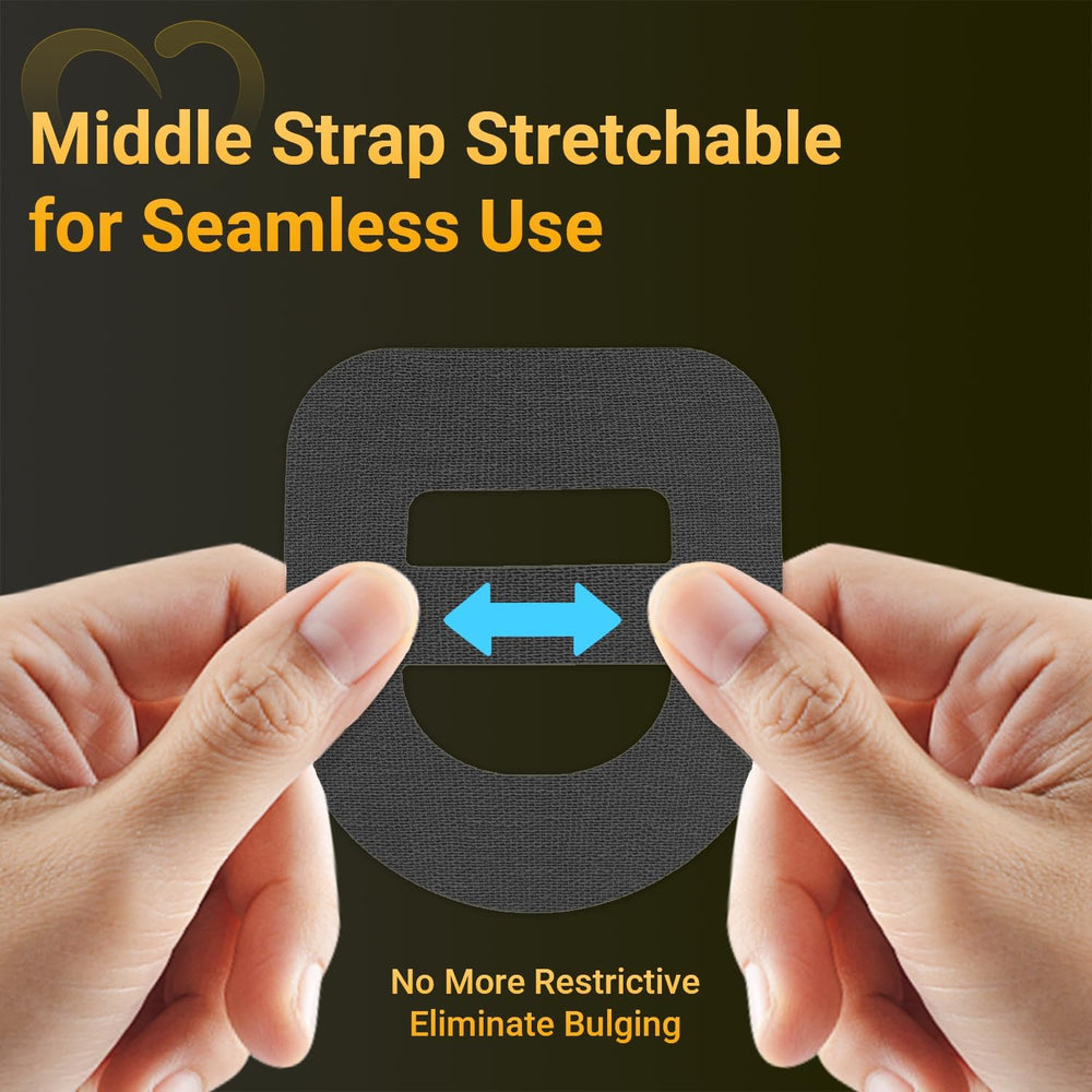Amolyfe Omnipod5 adhesive patches with split backing for easy application