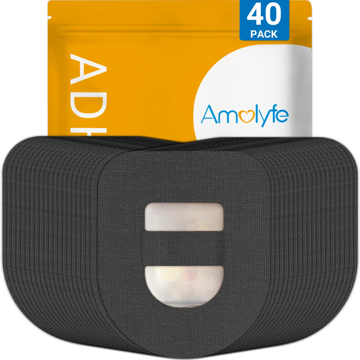 Amolyfe Omnipod5 adhesive patches waterproof closeup for secure wear during activities