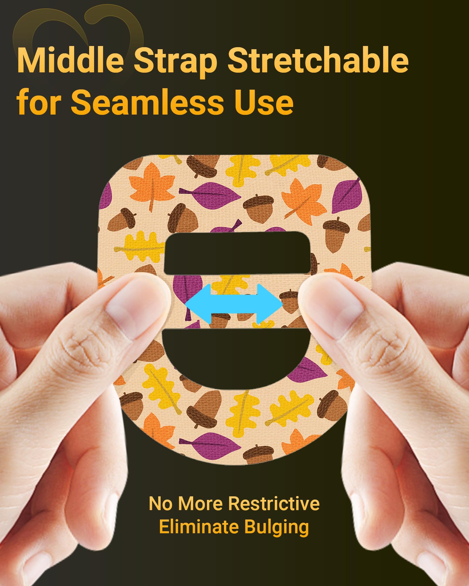 Amolyfe Omnipod 5 breathable material patch stays comfortable all day.
