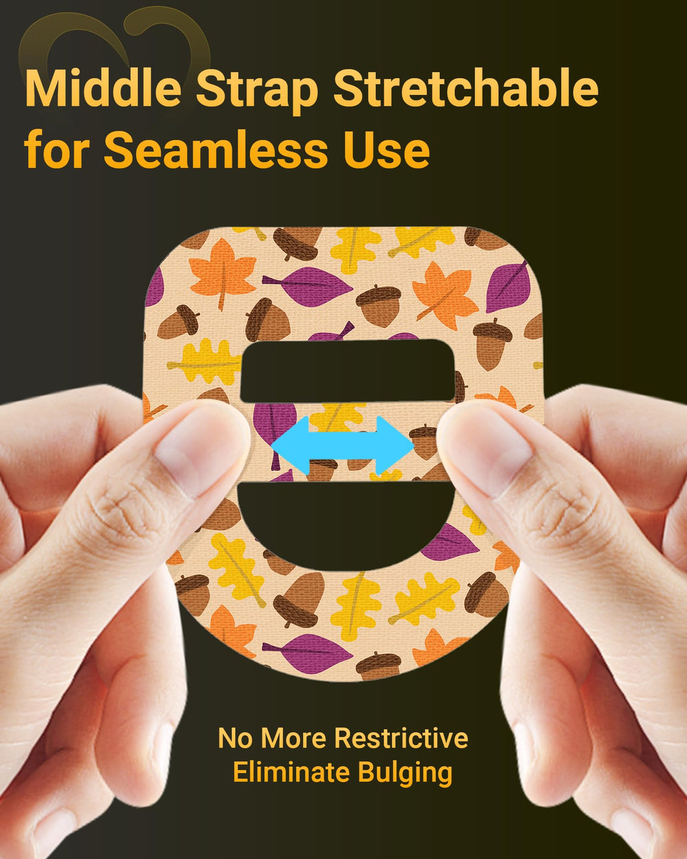 Amolyfe Omnipod 5 breathable material patch stays comfortable all day.