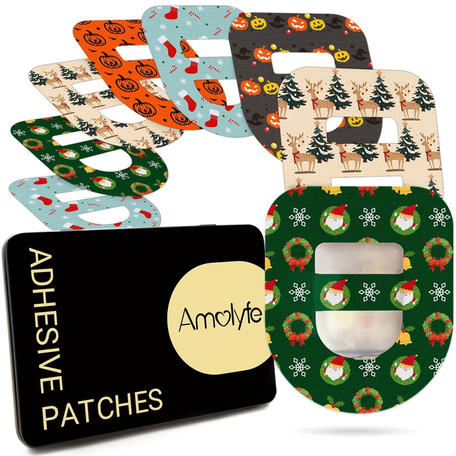 Amolyfe Omnipod 5 middle-strap patch providing secure protection during activity