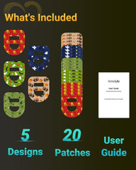 Amolyfe Omnipod 5 stretchable middle strap secures the pod with ease.