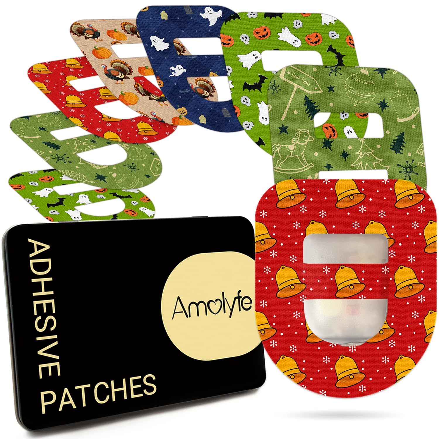 Amolyfe Omnipod 5 waterproof patches protect your pod during showers and workouts.