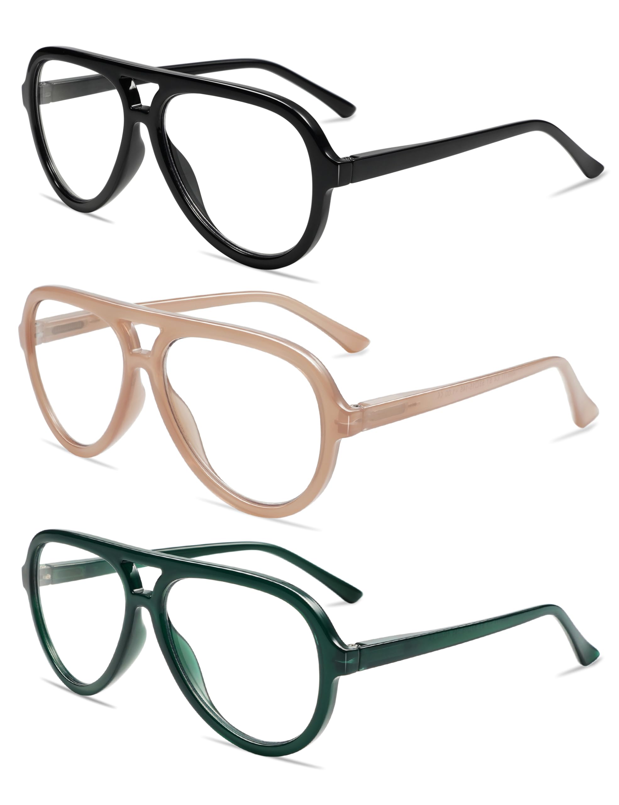 AMOMOMA blue light blocking lenses close-up reduce screen glare.