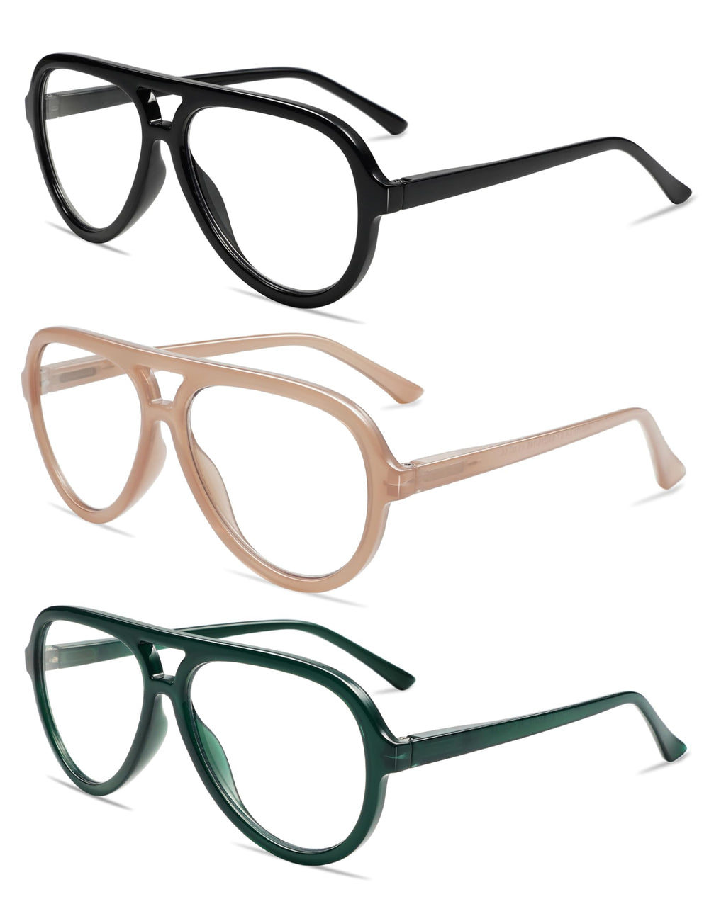 AMOMOMA blue light blocking lenses close-up reduce screen glare.
