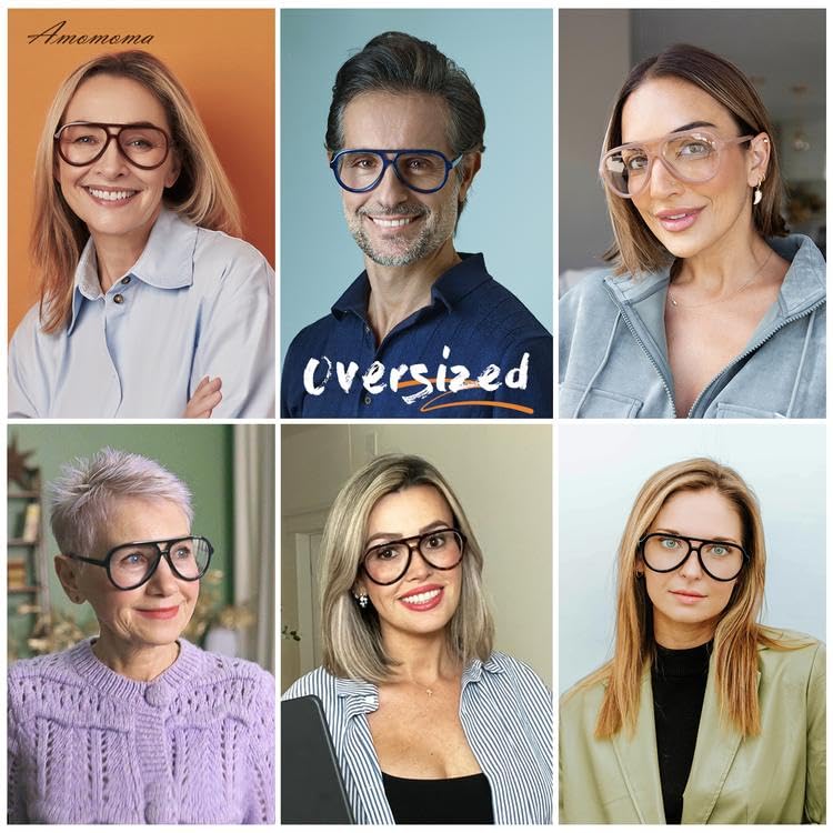 AMOMOMA blue light protection lenses reduce glare during screen time