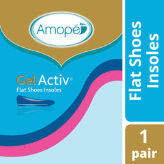 Amope Gel Technology cushions the heel for softer steps in daily footwear
