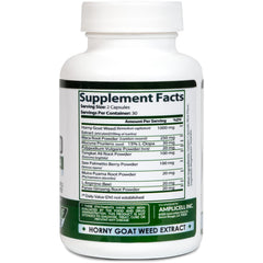 Amplicell Horny Goat Weed Complex capsules for easy daily stamina support