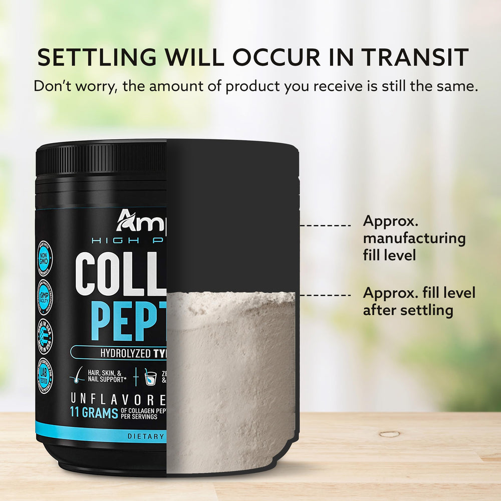 Coffee with Amplicell collagen powder blended in for effortless integration.