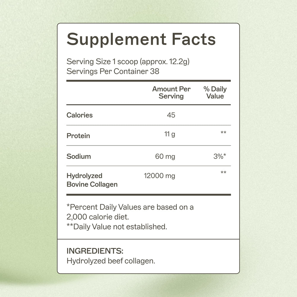 Scoop of Amy Myers MD collagen powder for easy daily mix