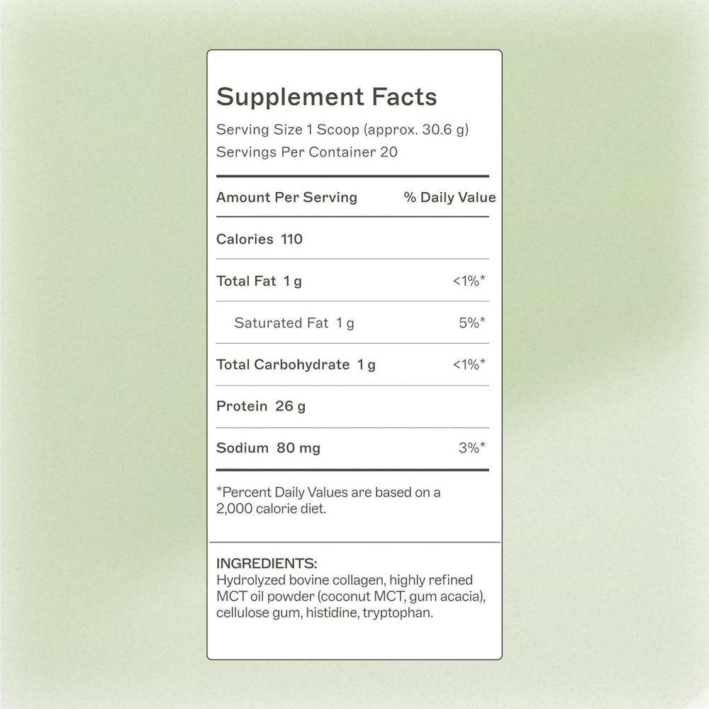 Paleo Protein Unflavored scoop for easy daily protein intake with collagen-based formula