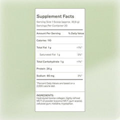 Paleo Protein Unflavored scoop for easy daily protein intake with collagen-based formula