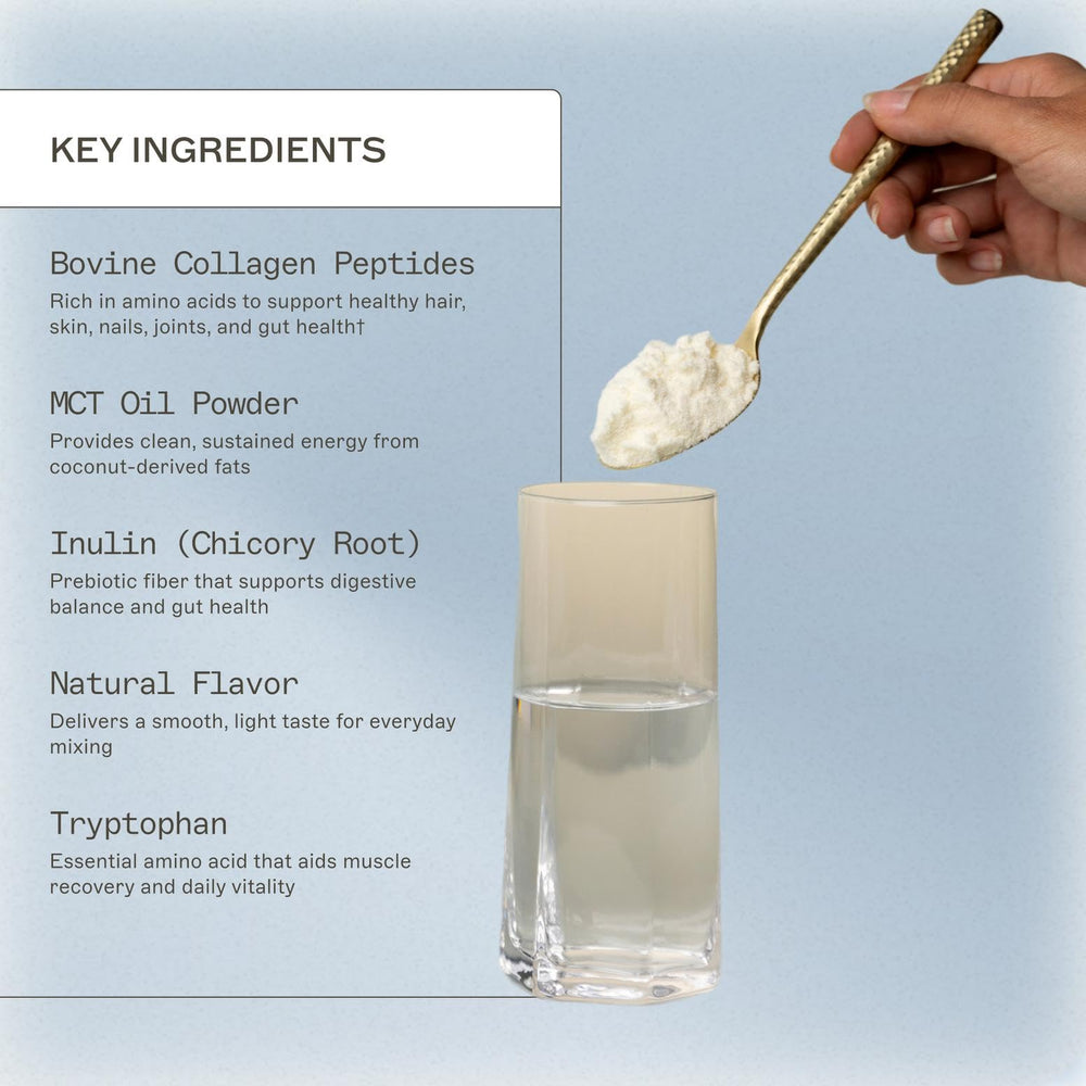 Amy Myers MD Paleo Protein Vanilla Bean dissolving in water for quick nutrient intake