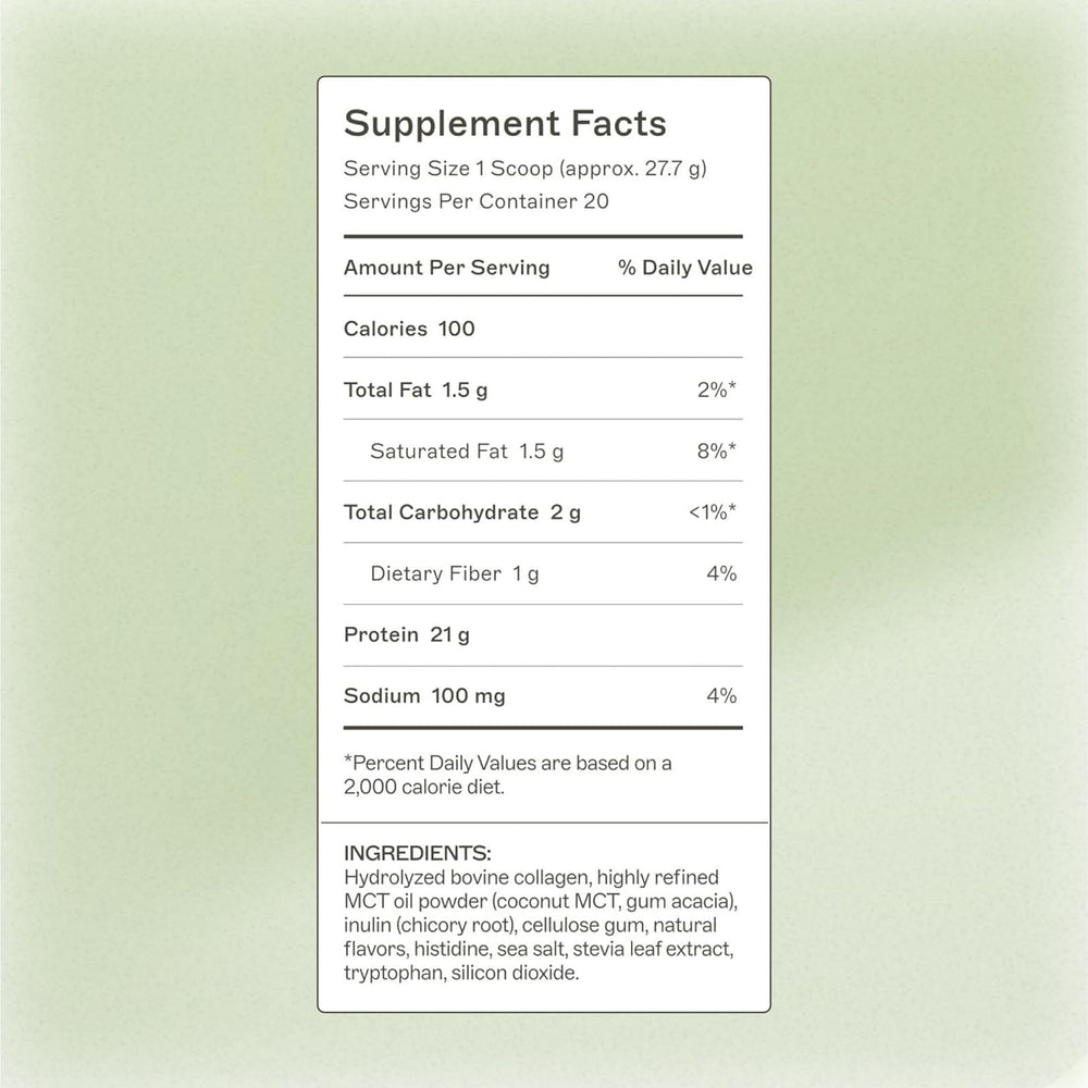 Amy Myers MD Paleo Protein Powder vanilla bean scoop demonstrates convenient daily protein