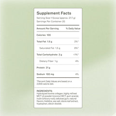 Amy Myers MD Paleo Protein Powder vanilla bean scoop demonstrates convenient daily protein