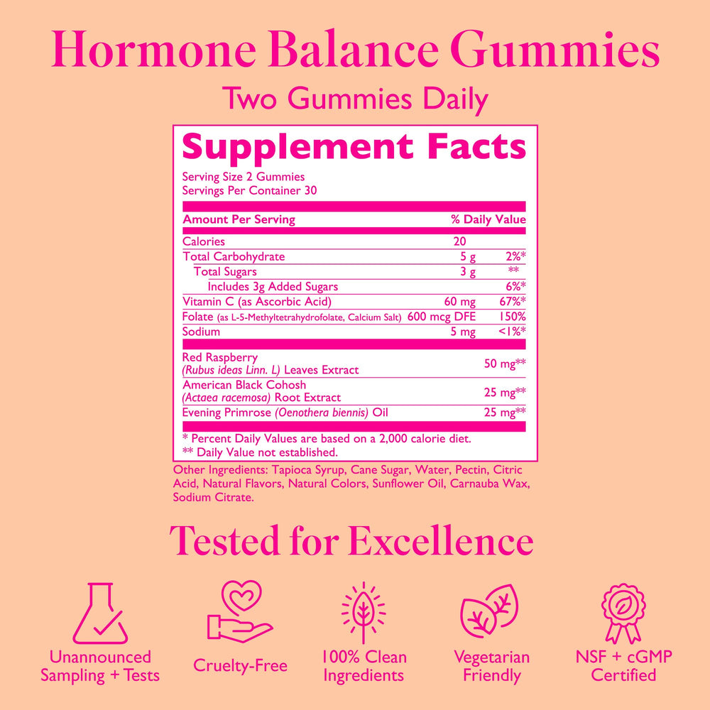 Evening Primrose Oil ingredient detail in Amy Suzanne Hormone Balance Gummies.