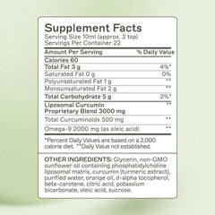 Amy Myers MD Liposomal Curcumin pour illustrating smooth dosage for daily immune support