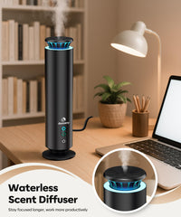 Amzany waterless diffuser kit five-oil bottles shown for personalized scents.