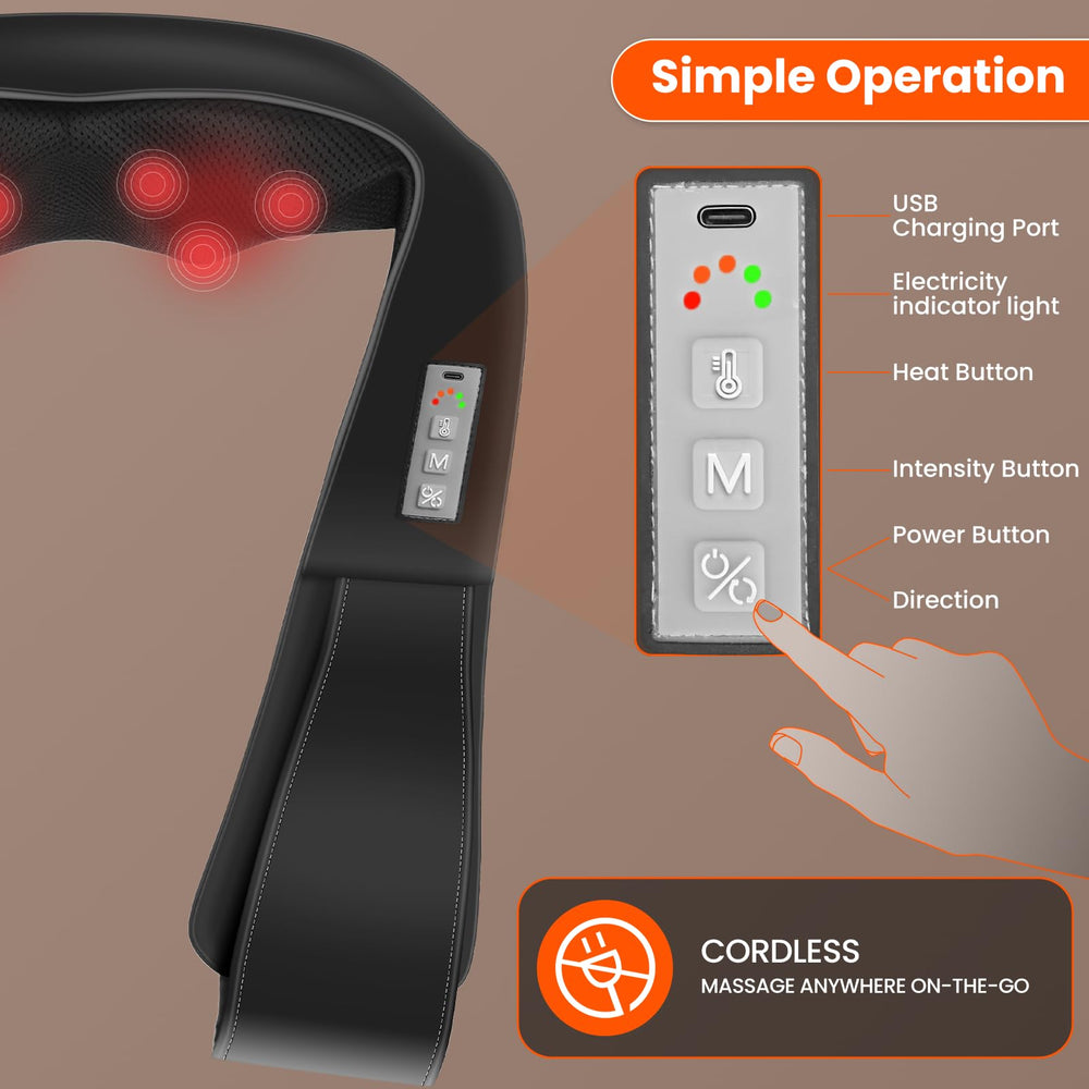 AMZPONY device offers 5 adjustable intensity levels for personalized relief.