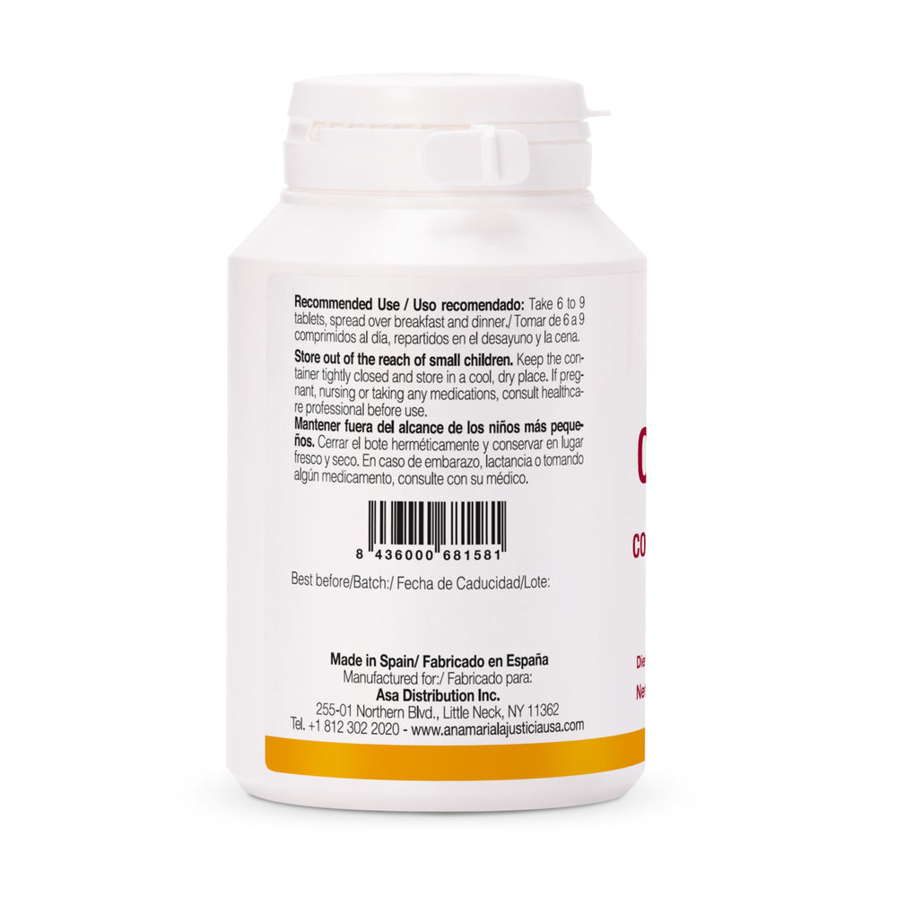 Tablets of Ana Maria Lajusticia collagen magnesium arranged for daily routines.