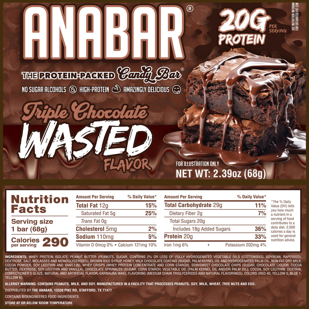 Anabar bar in a backpack ready for a busy day protein boost
