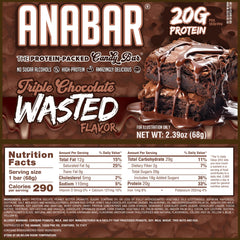 Anabar bar in a backpack ready for a busy day protein boost