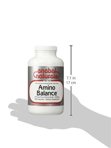 Anabol Naturals Amino Balance packaging and label for muscle recovery.