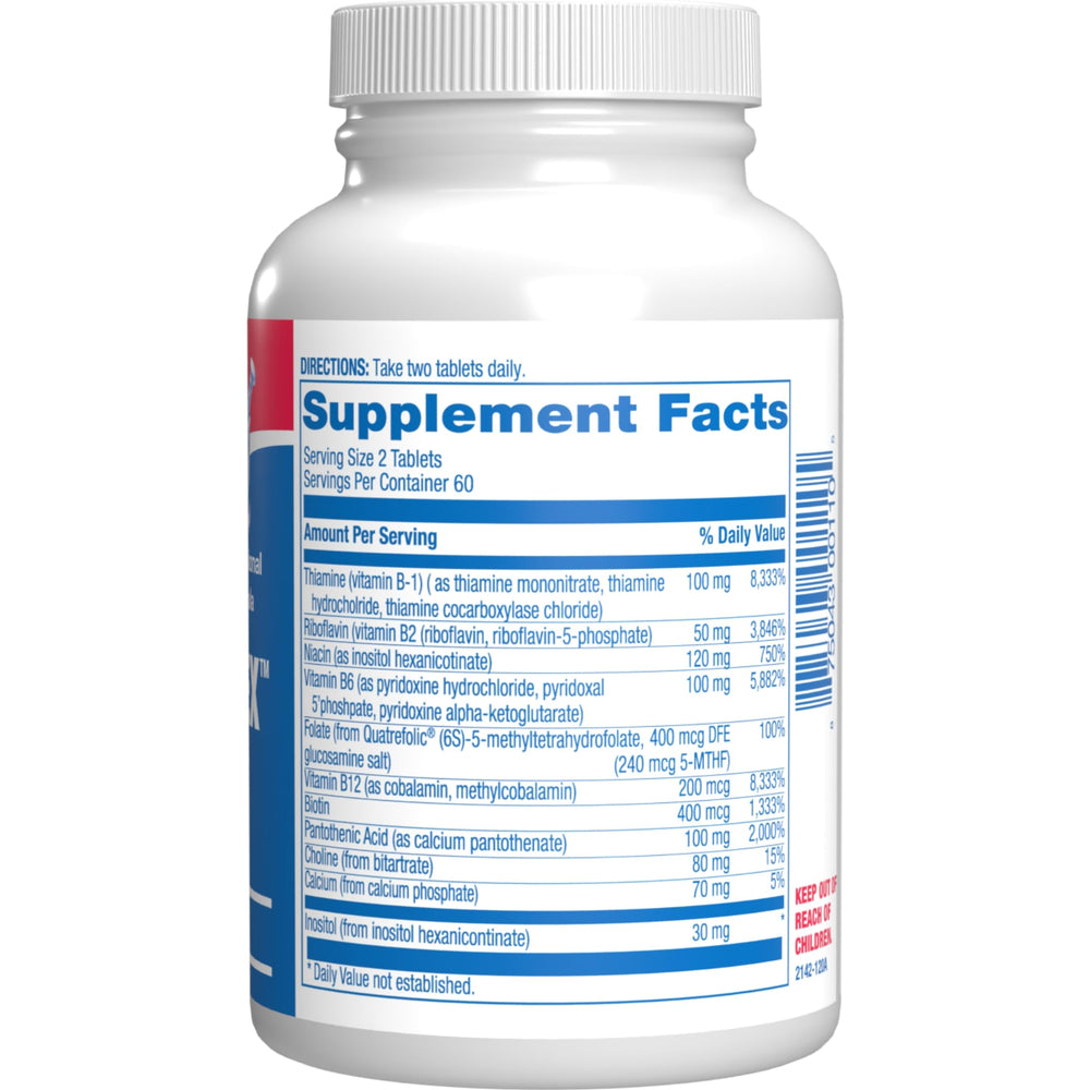Anabolic Laboratories Super B Complex bottle label close-up highlighting bioactive vitamins
