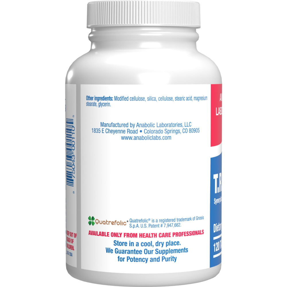Anabolic Laboratories Super B Complex pills close-up showing methylated B vitamins