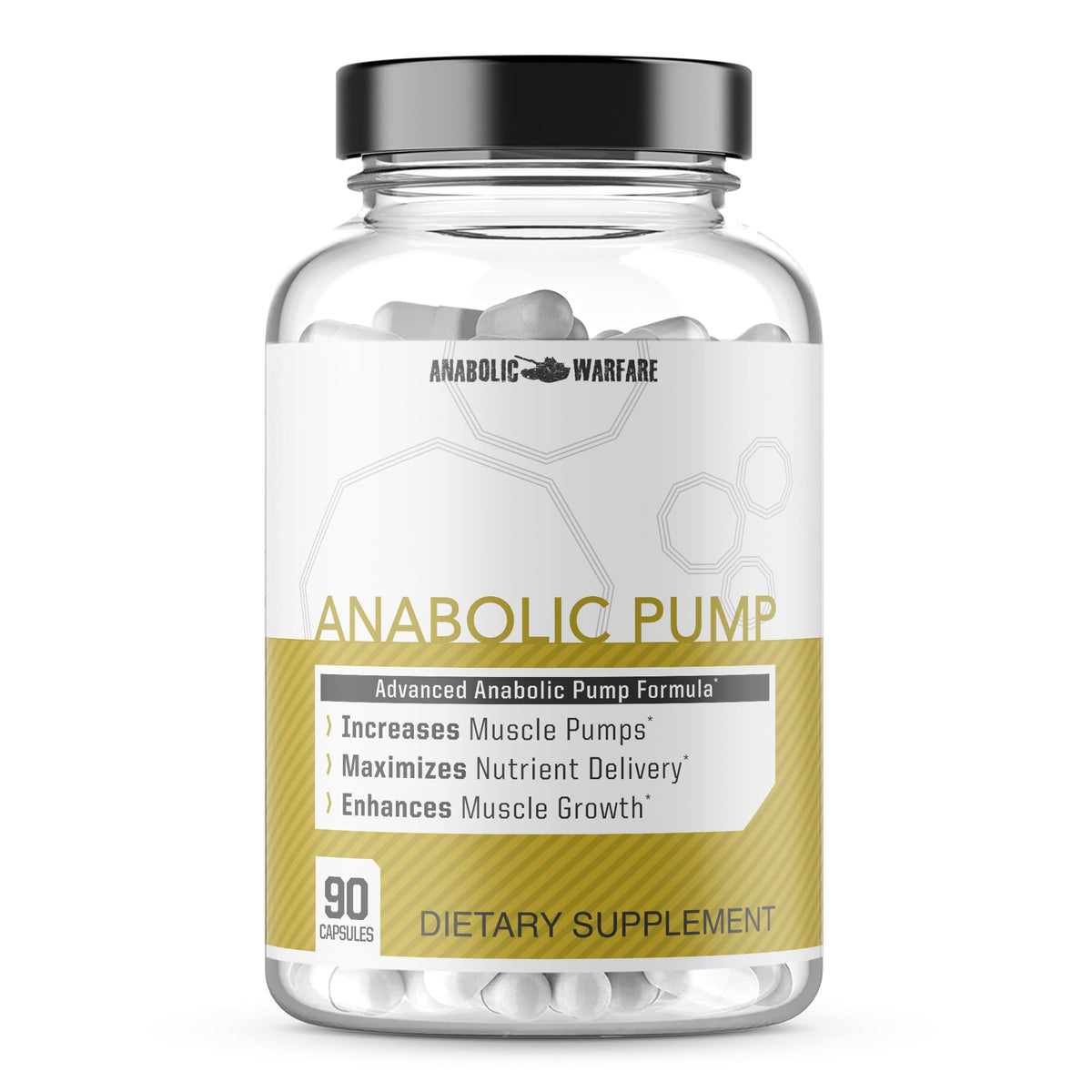 Anabolic Warfare Anabolic Pump bottle for on-the-go pre-workout support.