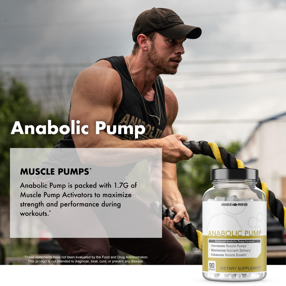 Anabolic Warfare Anabolic Pump during workout scene illustrating real-life use and pump potential.