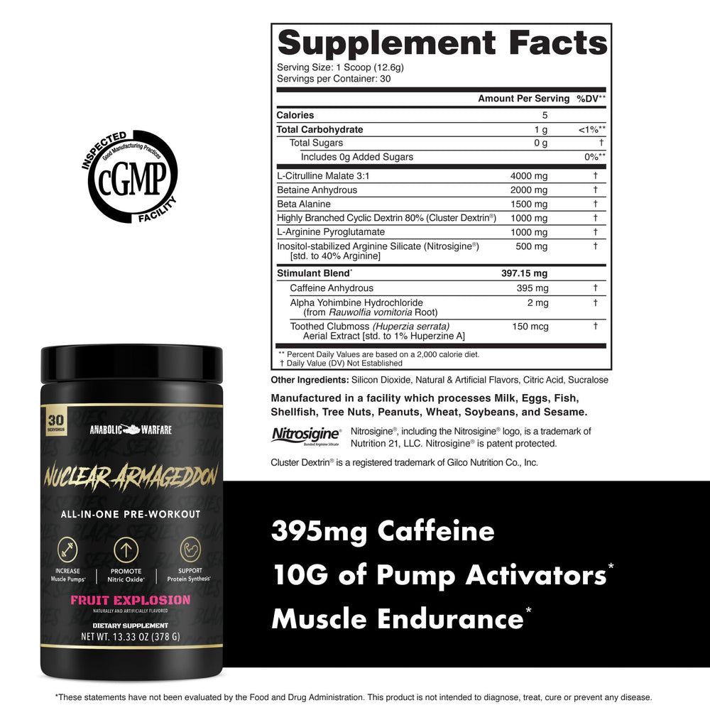 Beta-alanine panel on Nuclear Armageddon box indicates endurance support