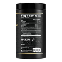 Shaker cup with Nuclear Armageddon powder during mix for a refreshing workout drink
