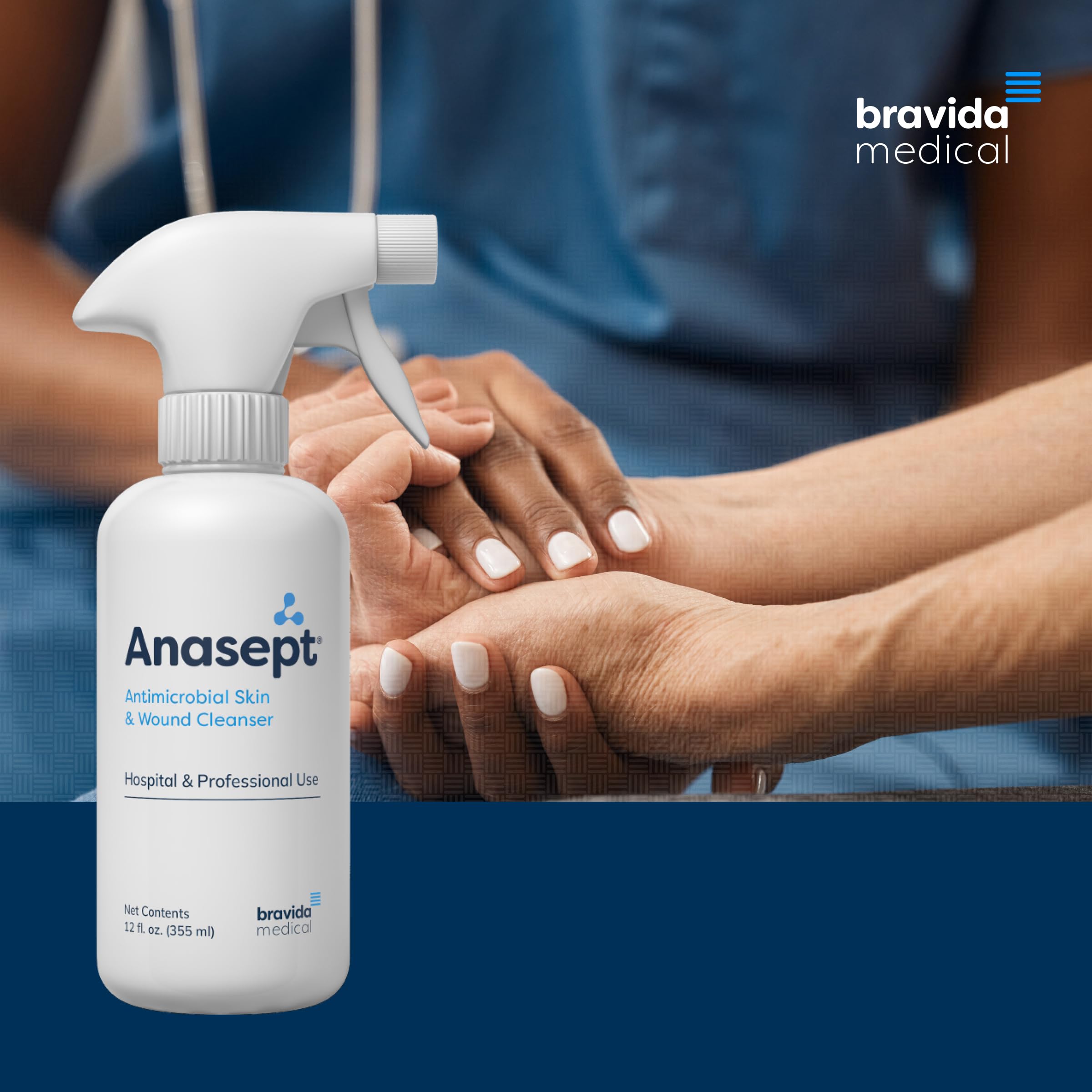 ANASEPT box packaging for easy doorstep storage and access.