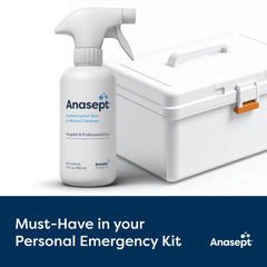Fragrance-free ANASEPT formula shown on packaging for sensitive users.