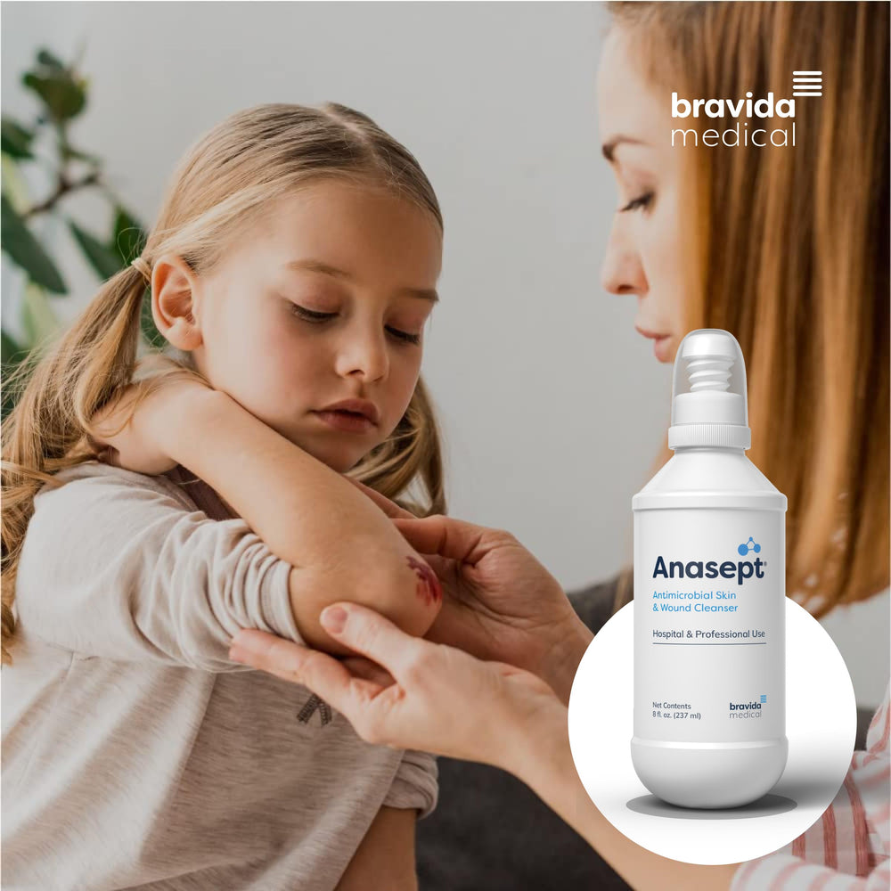 ANASEPT used in a hospital setting for professional wound care.