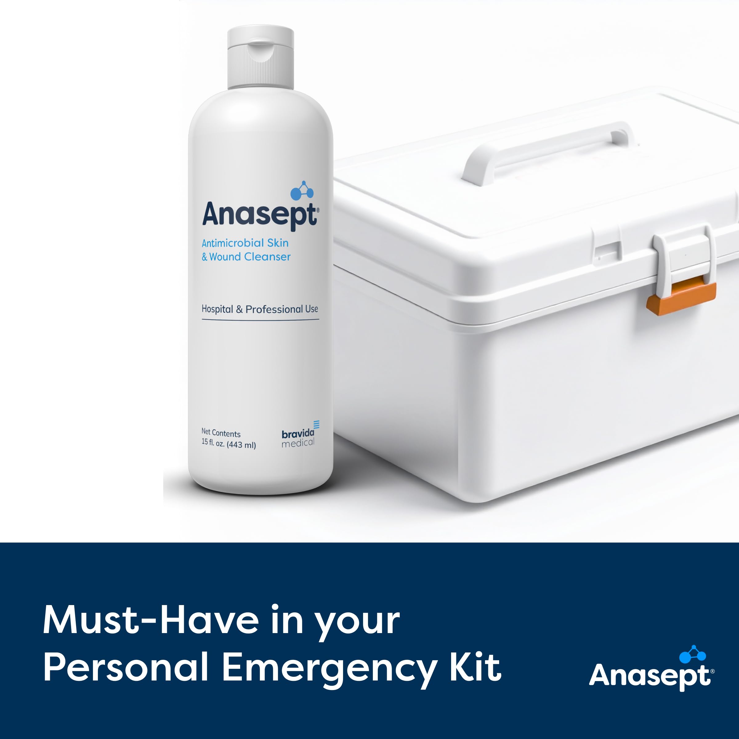 ANASEPT bottle label view showing product details and size