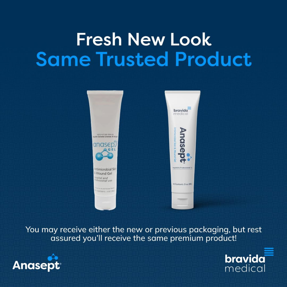 Applying ANASEPT Skin & Wound Gel to a wound for thorough cleansing