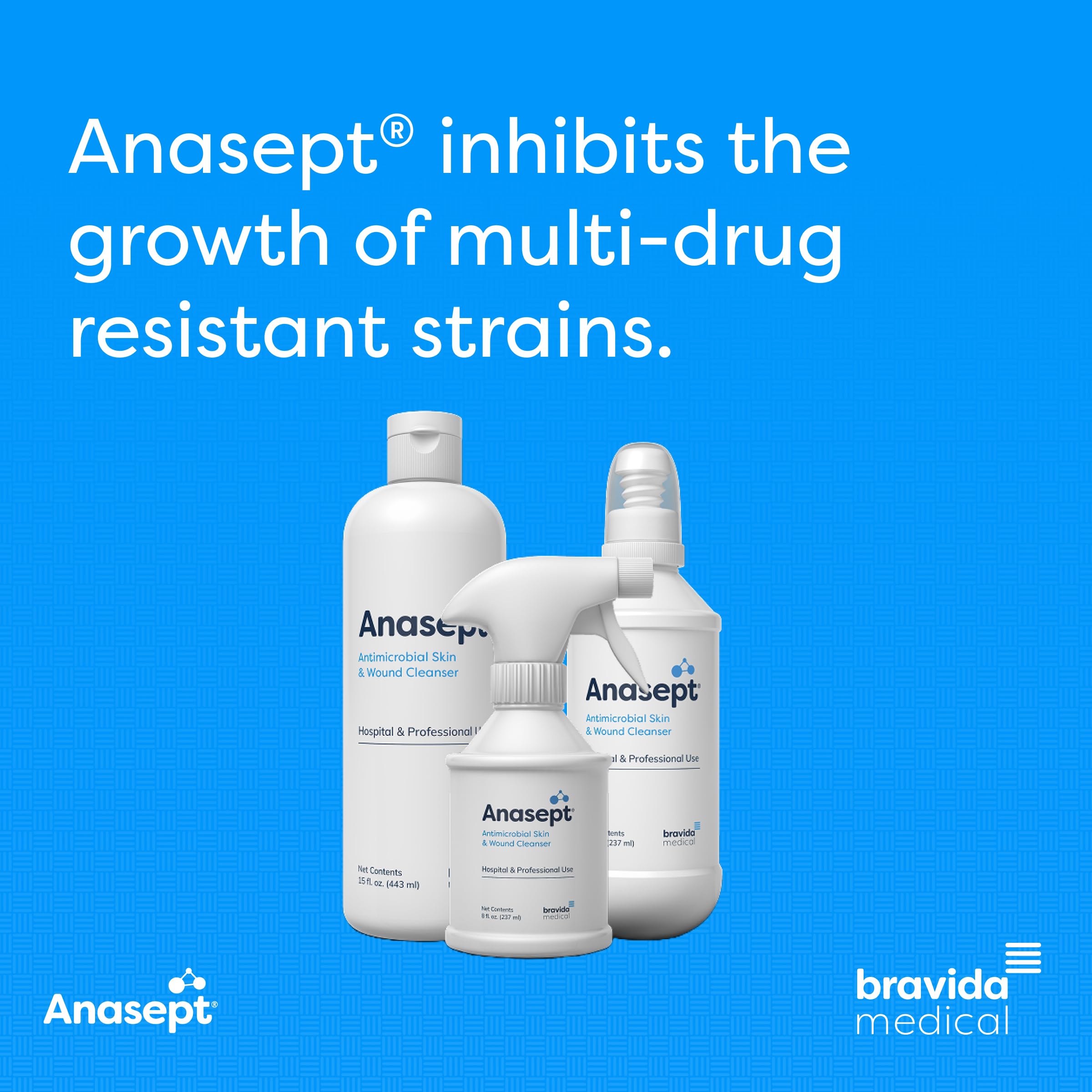 Trigger sprayer detail showing controlled application of ANASEPT.