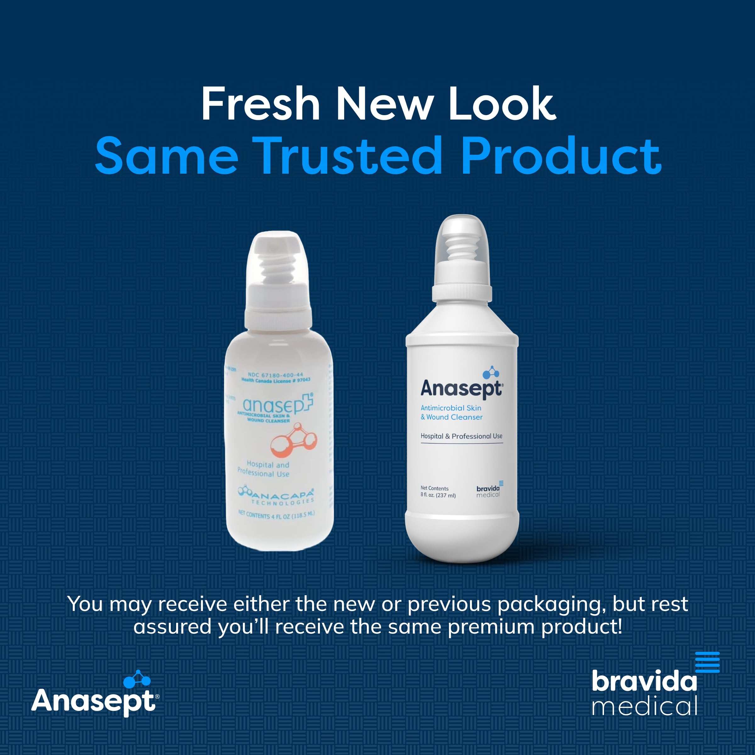 Anasept wound spray bottle designed for on-the-go wound care.
