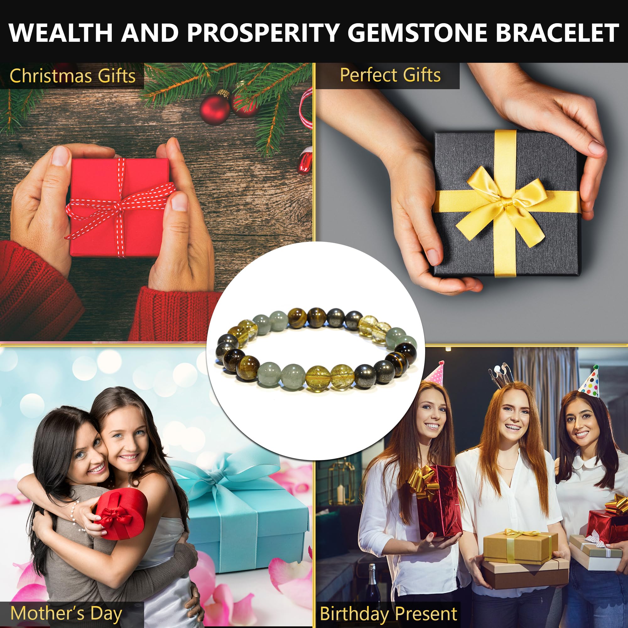 ANAYA AGATE stacked bracelets on model wrist for everyday style and confidence